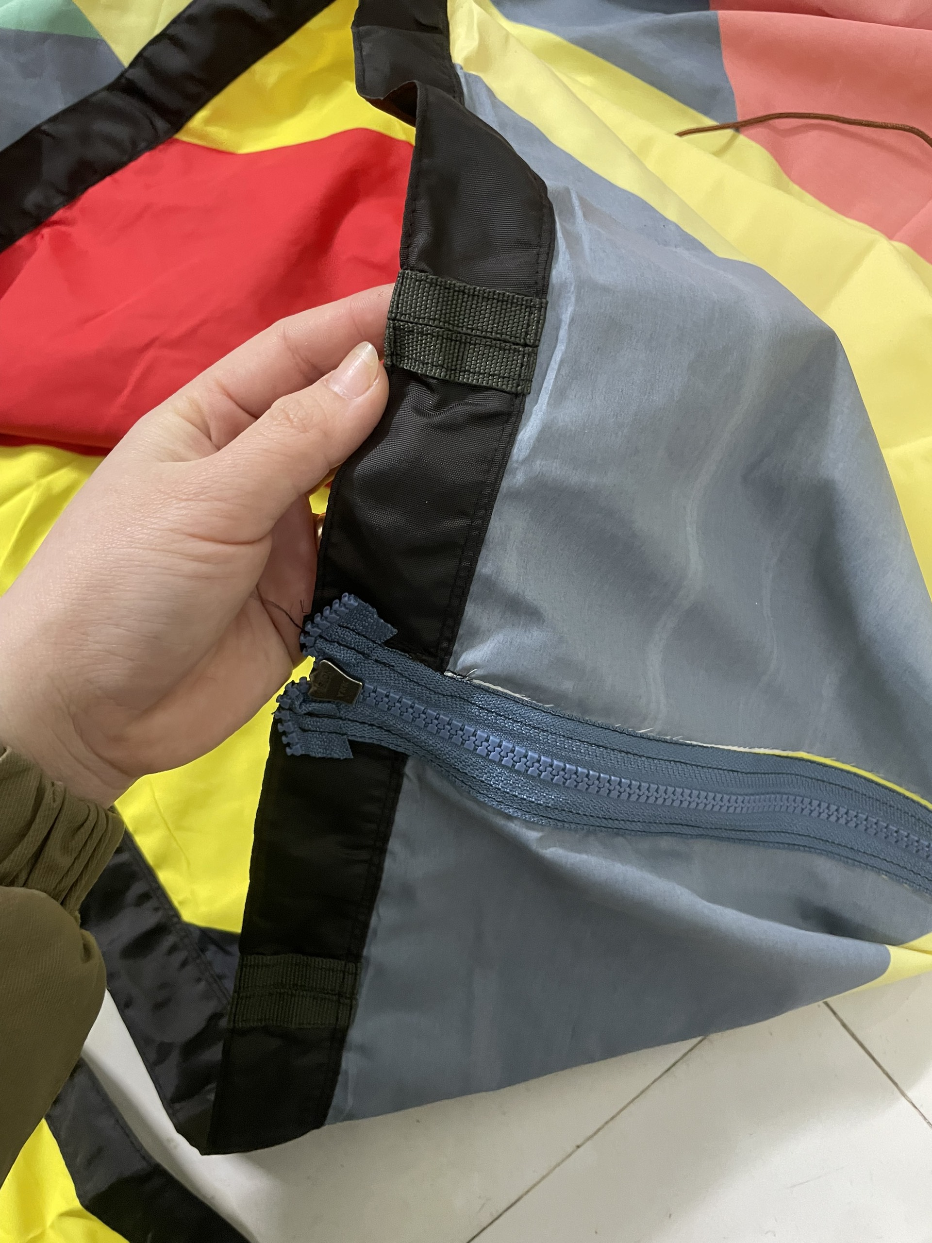Áo diều xương cá xỏ khung 2m5-3m (sản phẩm nguyên áo diều)