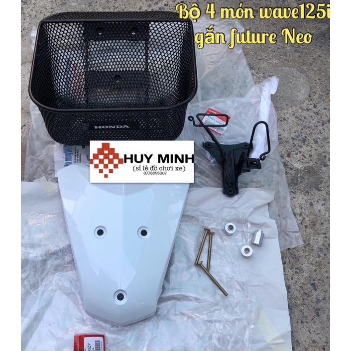 Rổ future neo (combo 4 món rổ- nạ- pat- cục canh- ốc ) - hàng chính hãng
