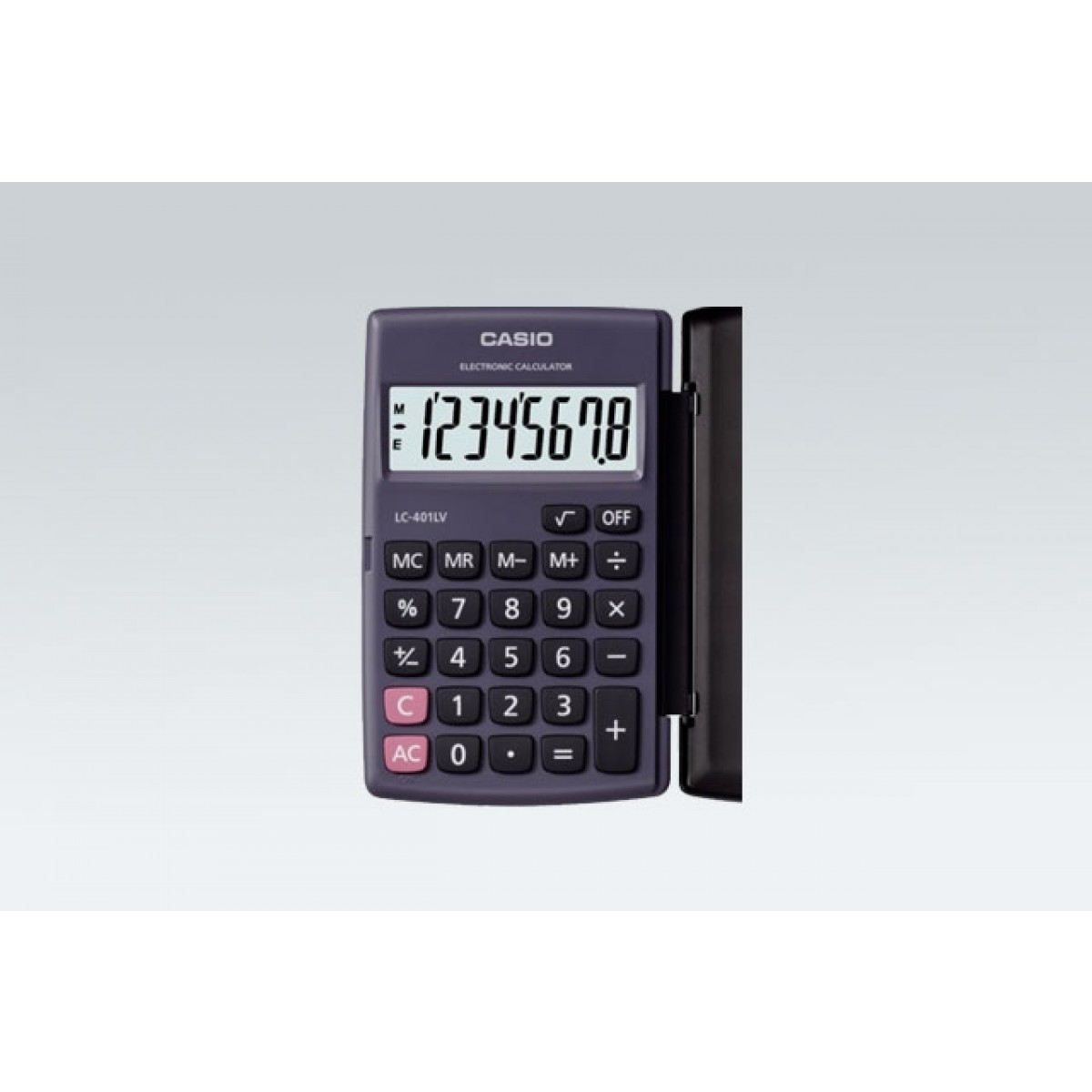 [HCM]Máy tính bỏ túi Casio LC-401LV (Xám)