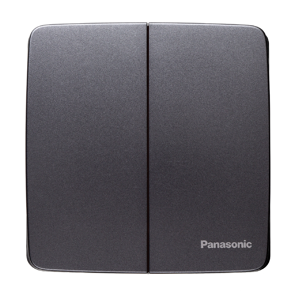 Bộ 2 công tắc 2 chiều Panasonic dòng Minerva (trắng - vàng ánh kim - xám ánh kim)