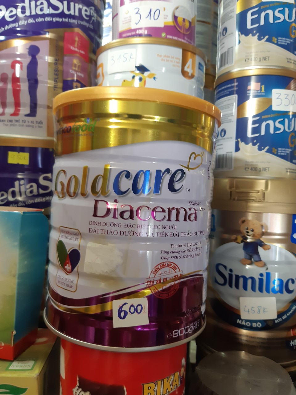 (giá rẻ)- Sữa bột Gold care Diacerna đái tháo đường 900g