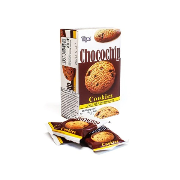 Banh Tipo cookies Chocochip 75g