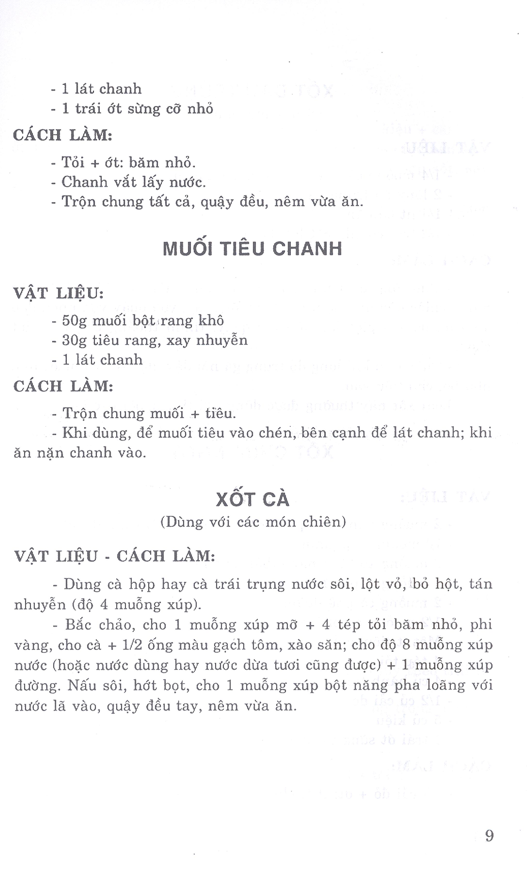 Món Ăn Việt Nam (Món Ăn Gia Đình Và Đãi Tiệc)