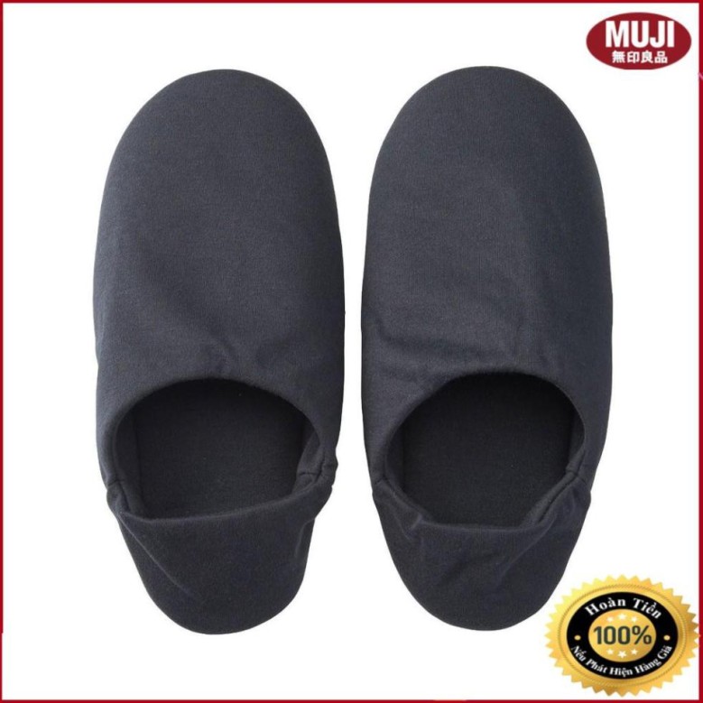 GIÀY ĐI TRONG NHÀ XẾP GỌN MÀU ĐEN 24.5-27CM giá rẻ