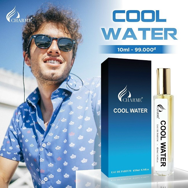[HCM]Nước hoa nam Cool Water - THƠM MÁT ĐẦY NAM TÍNH (100ML)