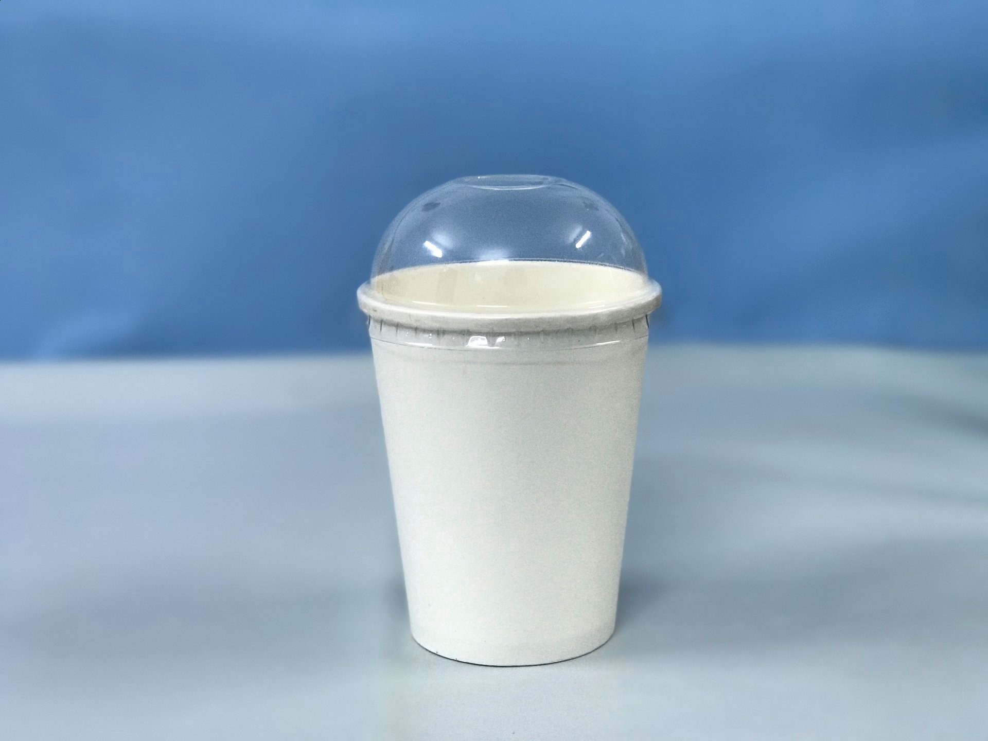 100 Ly giấy 360ml(12oz) trắng + Nắp Cầu