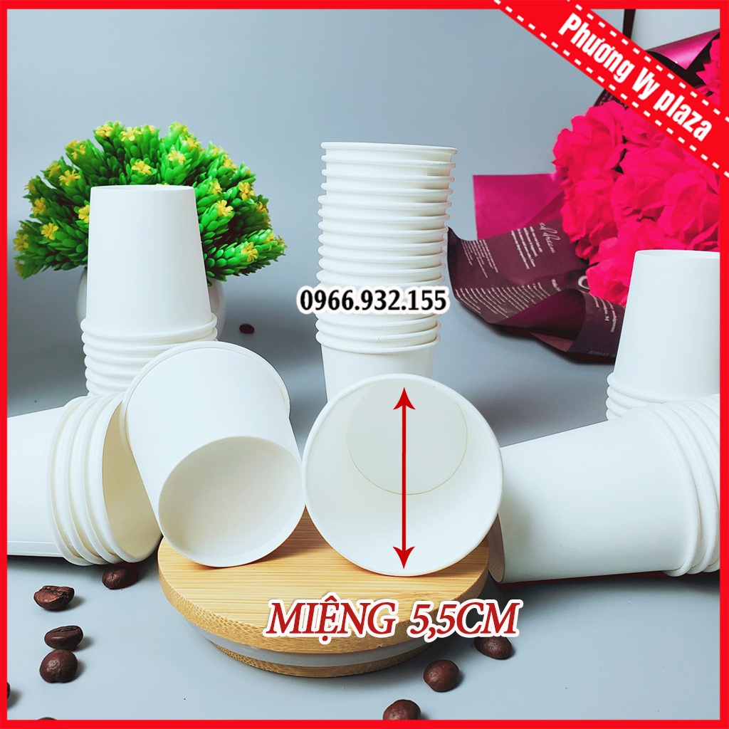 500 chiếc cốc giấy 90ml ~ 3oz ly giấy NHẬP KHẨU HÀN QUỐC