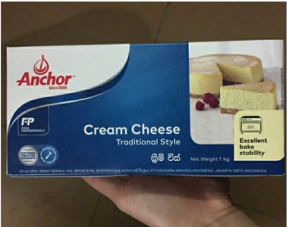 Phô mai cream cheese Anchor 1kg