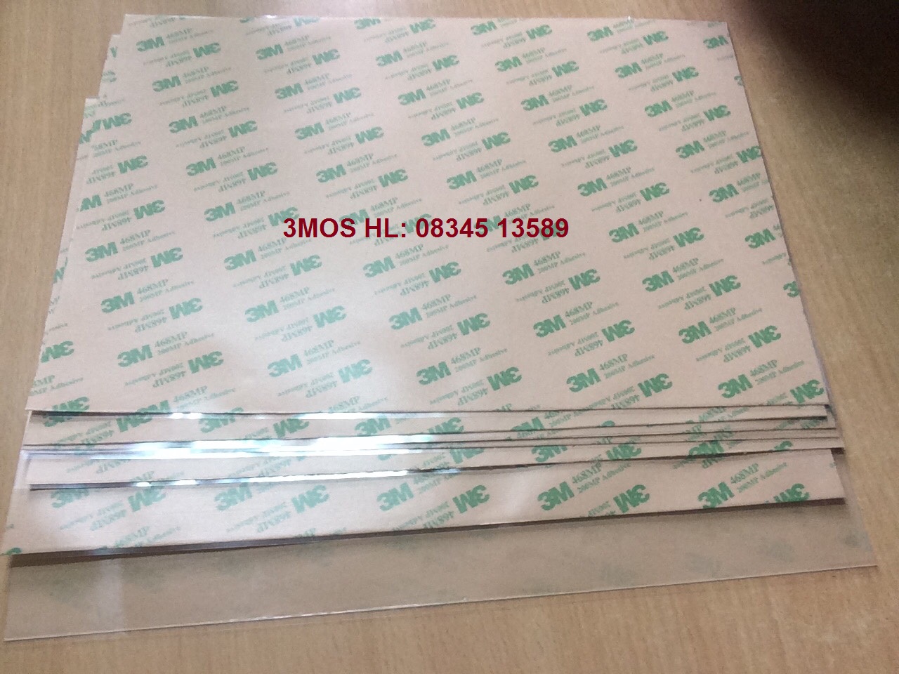 BĂNG KEO 2 MẶT DÁN LOGO 3M 468MP khổ A4 (200mm x 290mm)