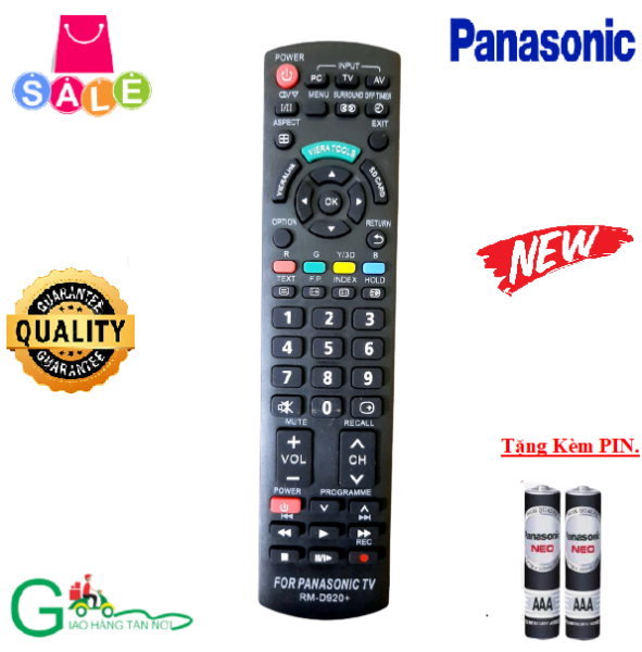 Bảng giá Điều khiển tivi Panasonic D920+ dùng cho các dòng LCD-LED Smart -Hàng mới 100%-Chất lượng tốt-Tặng kèm PIN