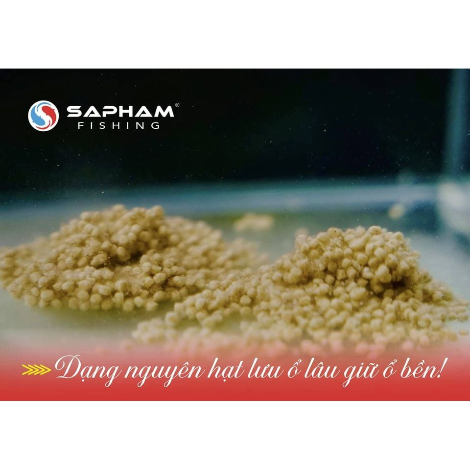 Mồi câu cá Chép Hạt Sapham dạng hạt mồi nhẹ gói 500gr