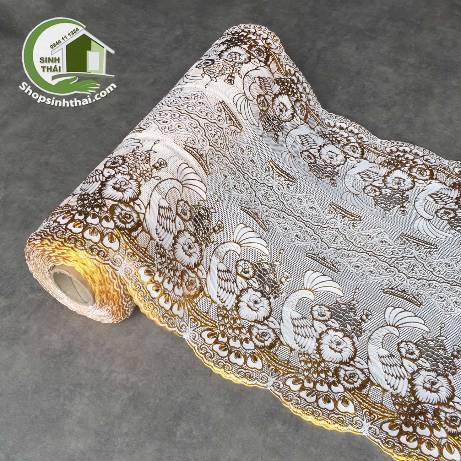 [HCM][ Khổ 50cm ]  Khăn trải bàn bằng nhựa họa tiết nổi không thấm nước - [ đặt 1 lần được 50cm cắt liền thành 1 tấm dài tùy theo số lần đặt ] giao hoa văn ngẫu nhiên