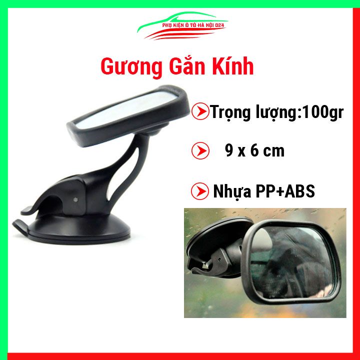 Gương gắn kính quan sát ghế sau xe ô tô giúp tăng góc quan sát