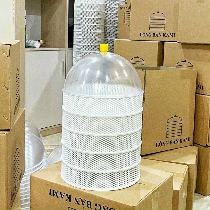 Lồng Bàn Xếp Gọn 5 Tầng Kami