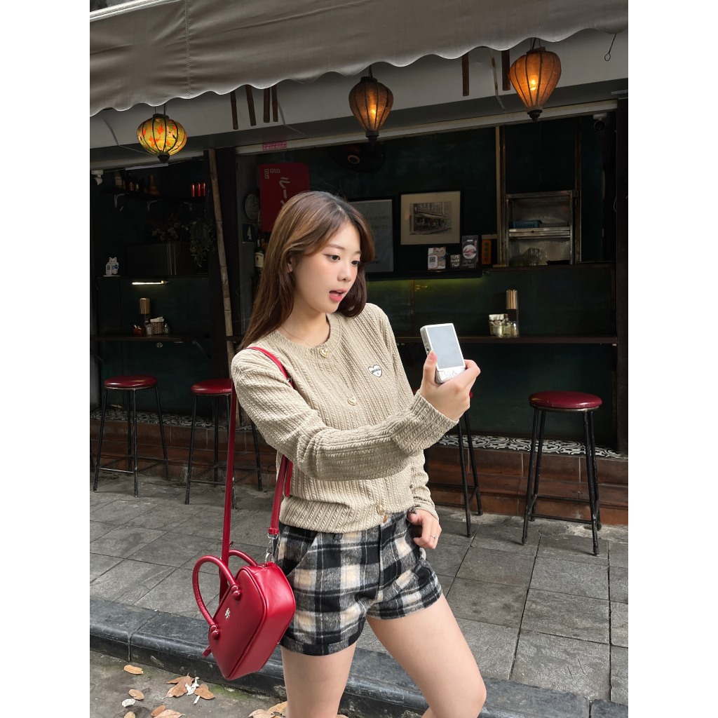 [VOUCHER 12%/149K] Áo khoác cardigan thun gân len MONÁ - WINDY