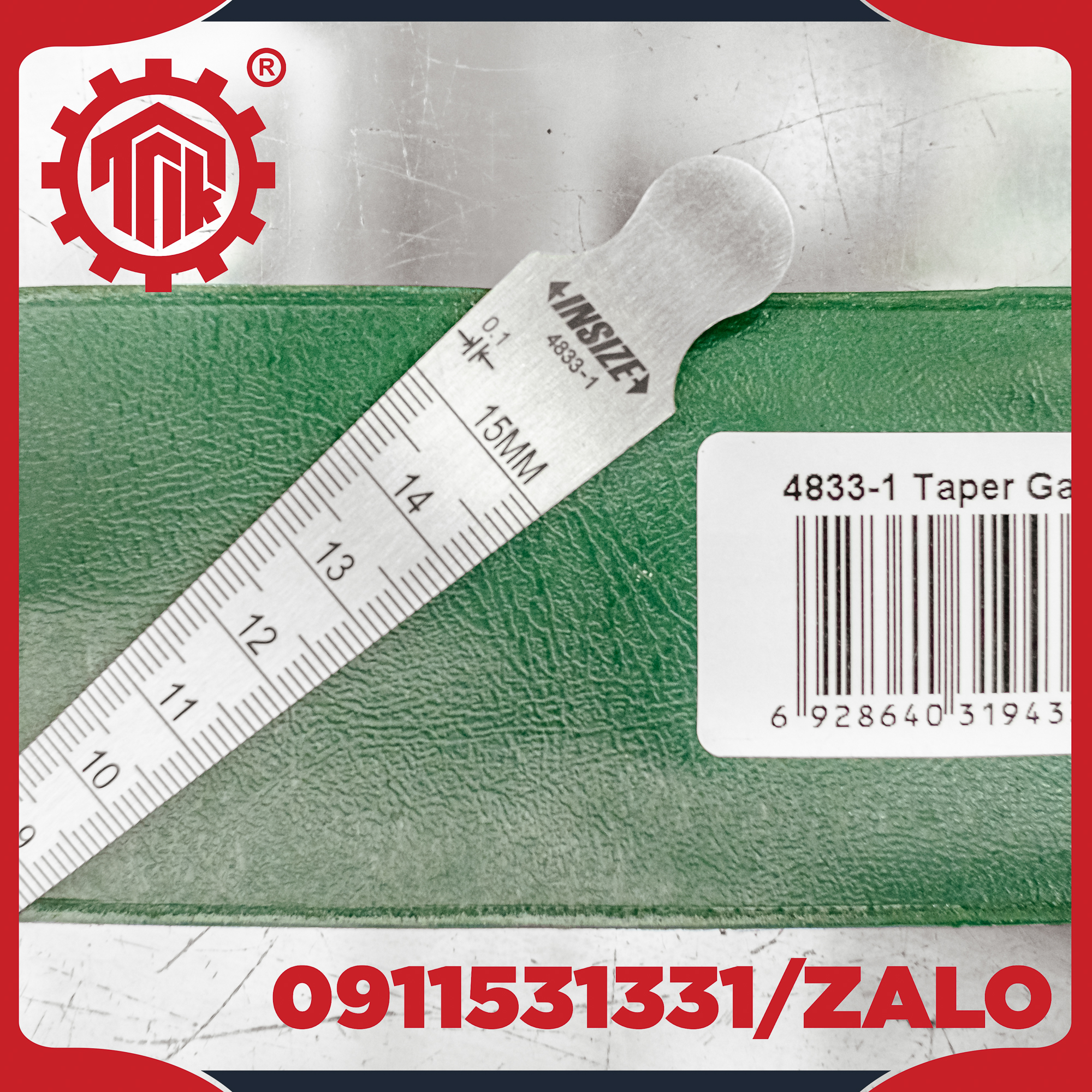 [HCM] THƯỚC ĐO KHE HỞ (4833-1) INSIZE TNKTOOLS.COM PHÂN PHỐI