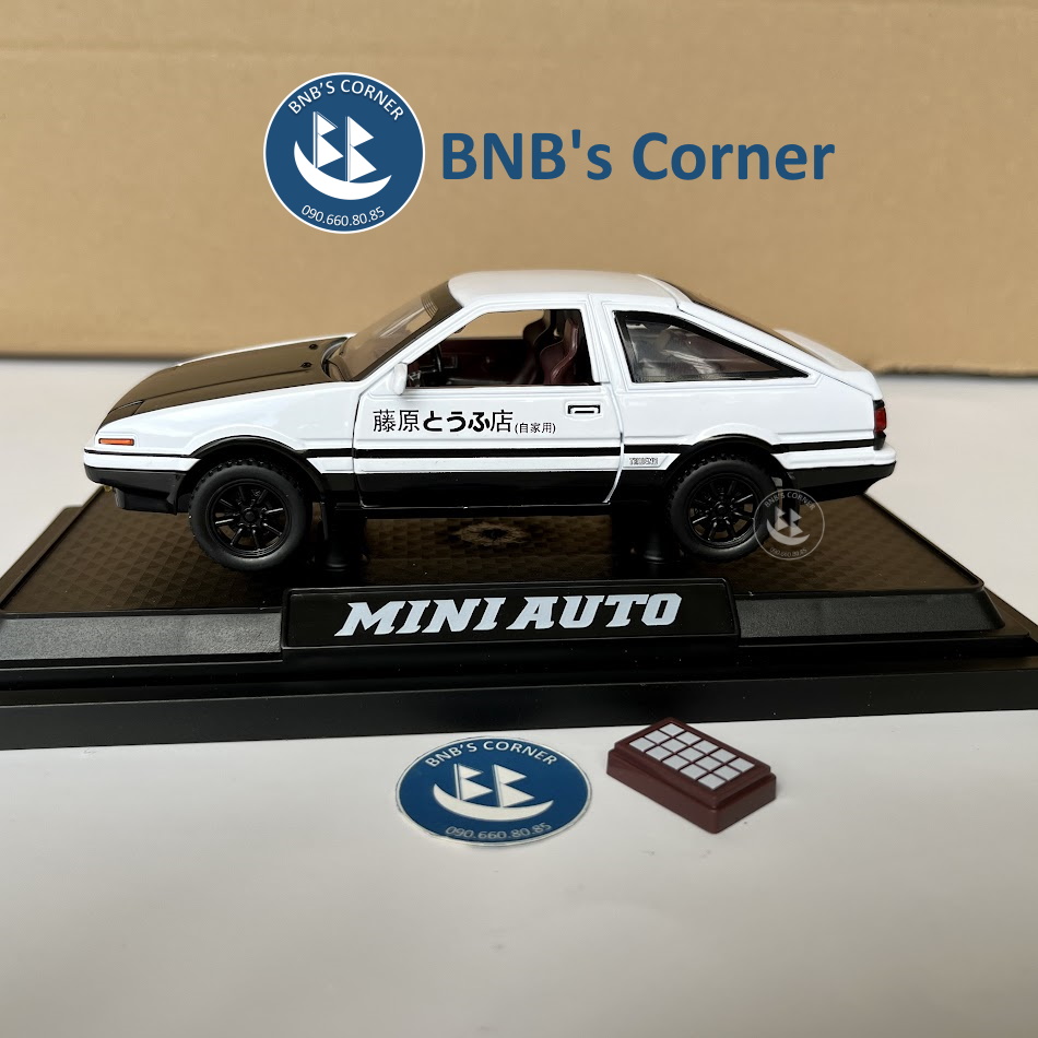 [BNB's Corner] Xe mô hình 1:28 Toyota AE86 Initial D hãng Mini Auto