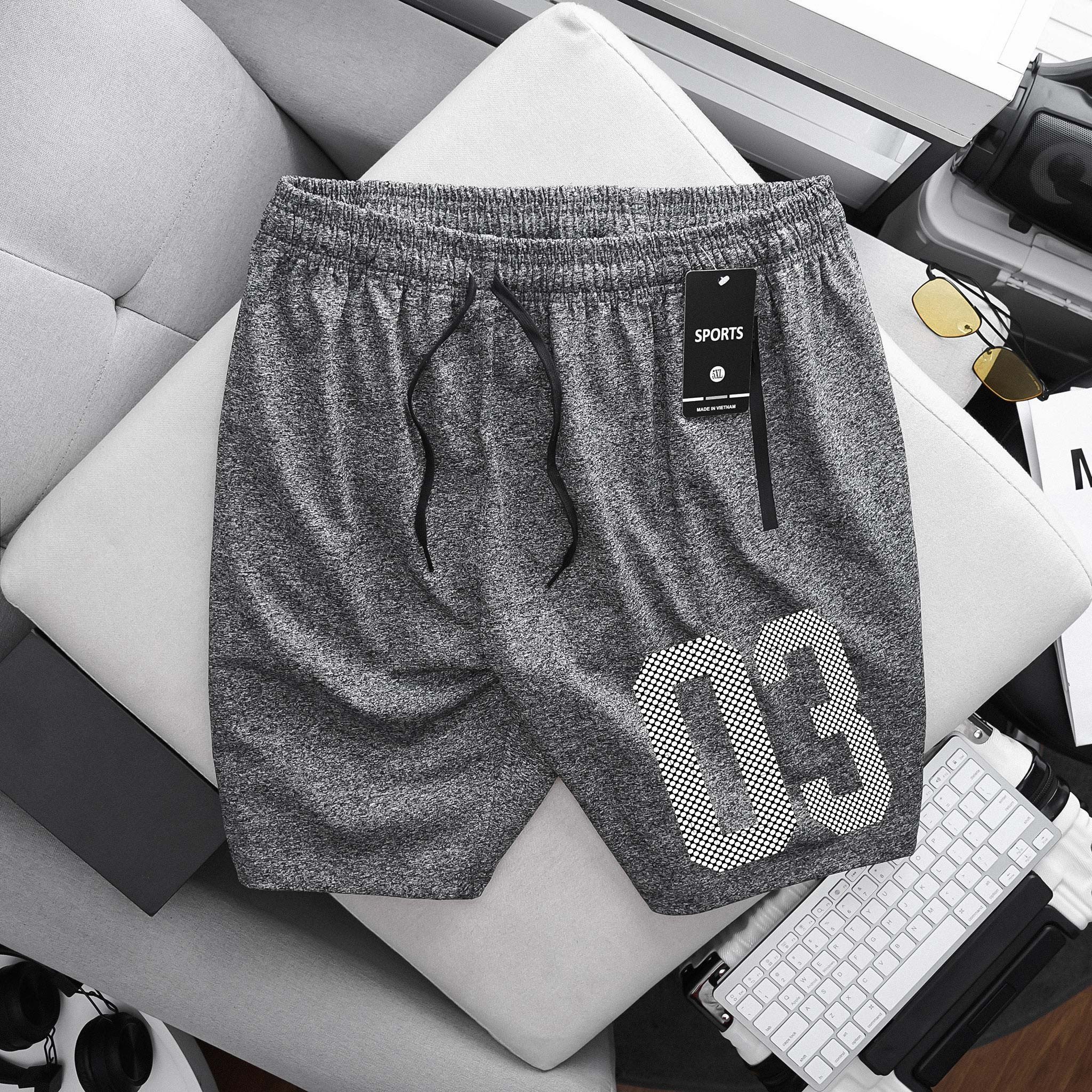 (bigsize) Quần short thun nam bigsize (80- 130kg) - in số 03