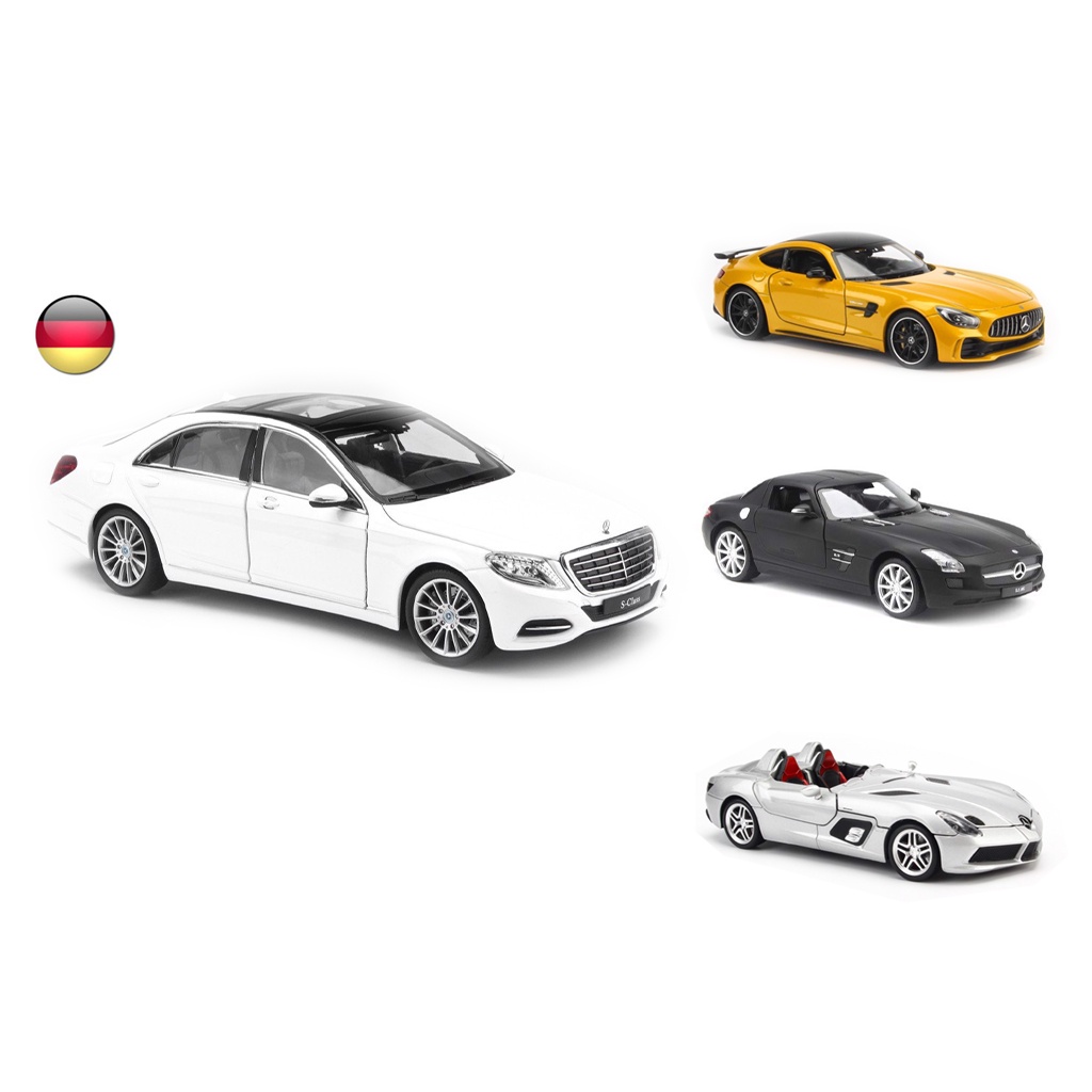 Mô hình xe ô tô Mercedes-Benz GTR, SLR, SLS, S Class 1:24 | Lazada.vn