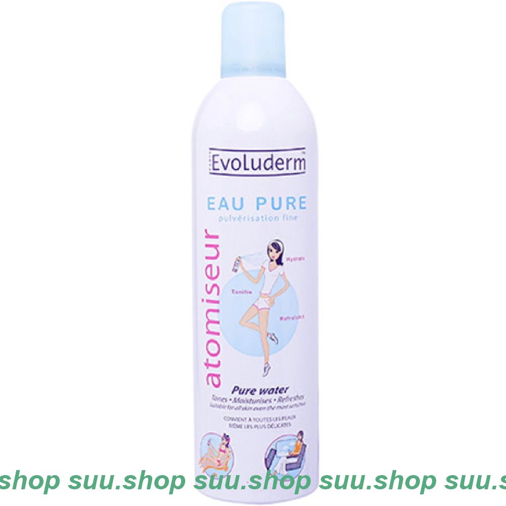 Xịt khoáng 400ml Evoluderm chính hãng