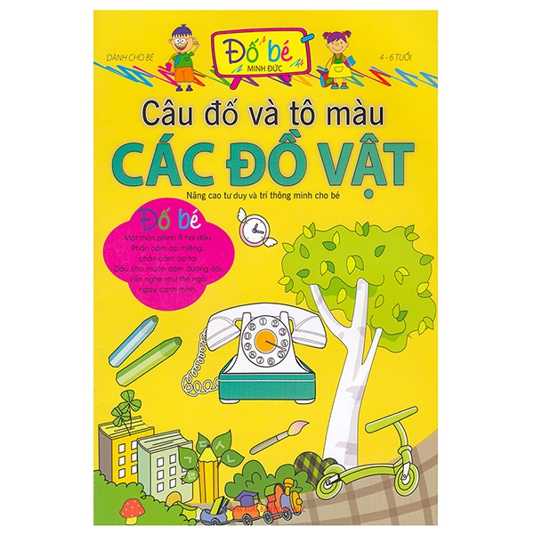 Fahasa - Câu Đố Và Tô Màu - Các Đồ Vật (4 - 6 Tuổi)