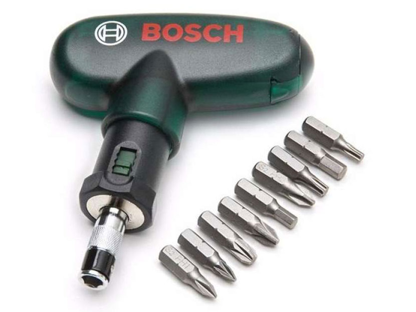 2607019510 bộ mũi vặn vít cầm tay 10 món bosch