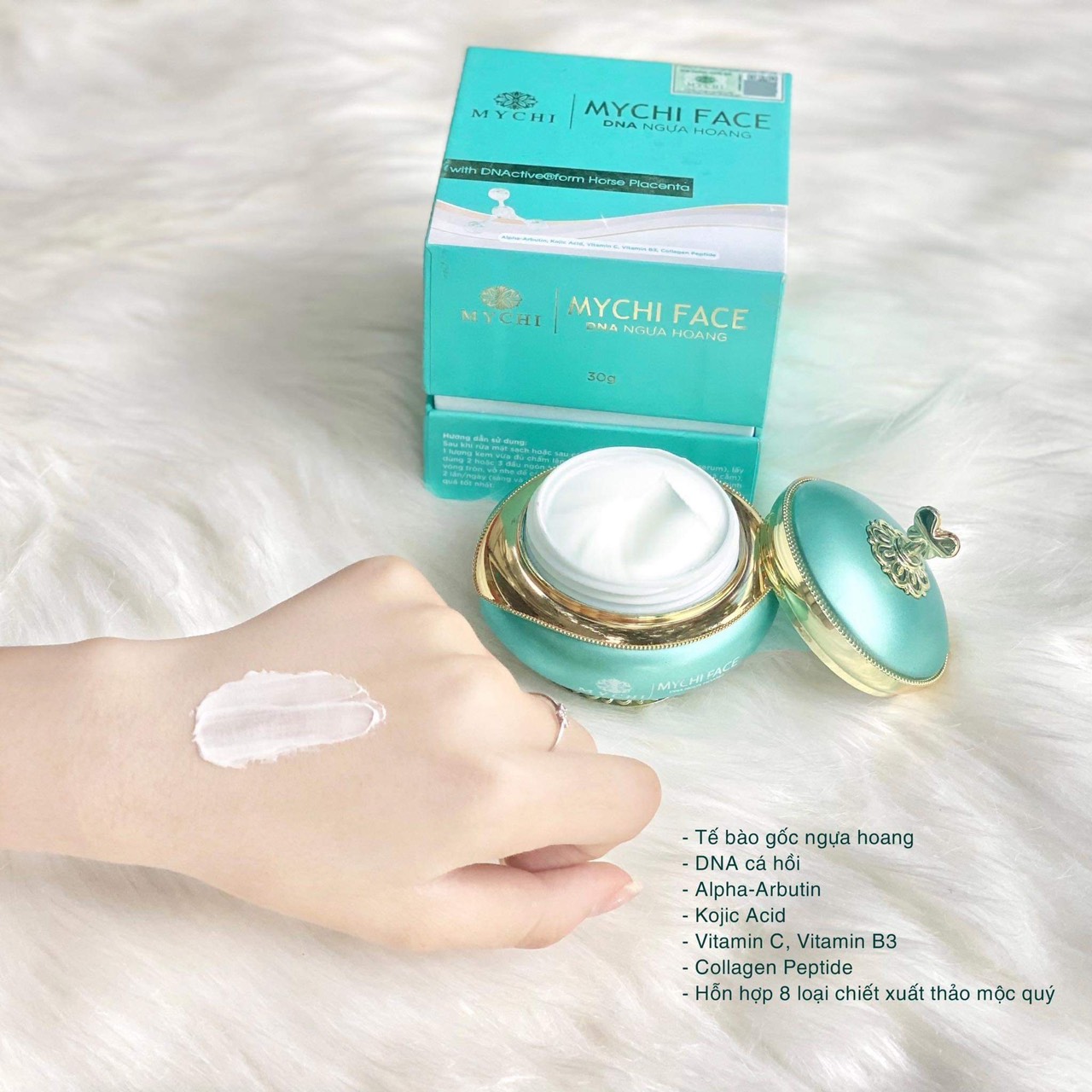 (Tặng tẩy da chết) Kem Dưỡng da mặt Mychi Face - Kem Face Mychi