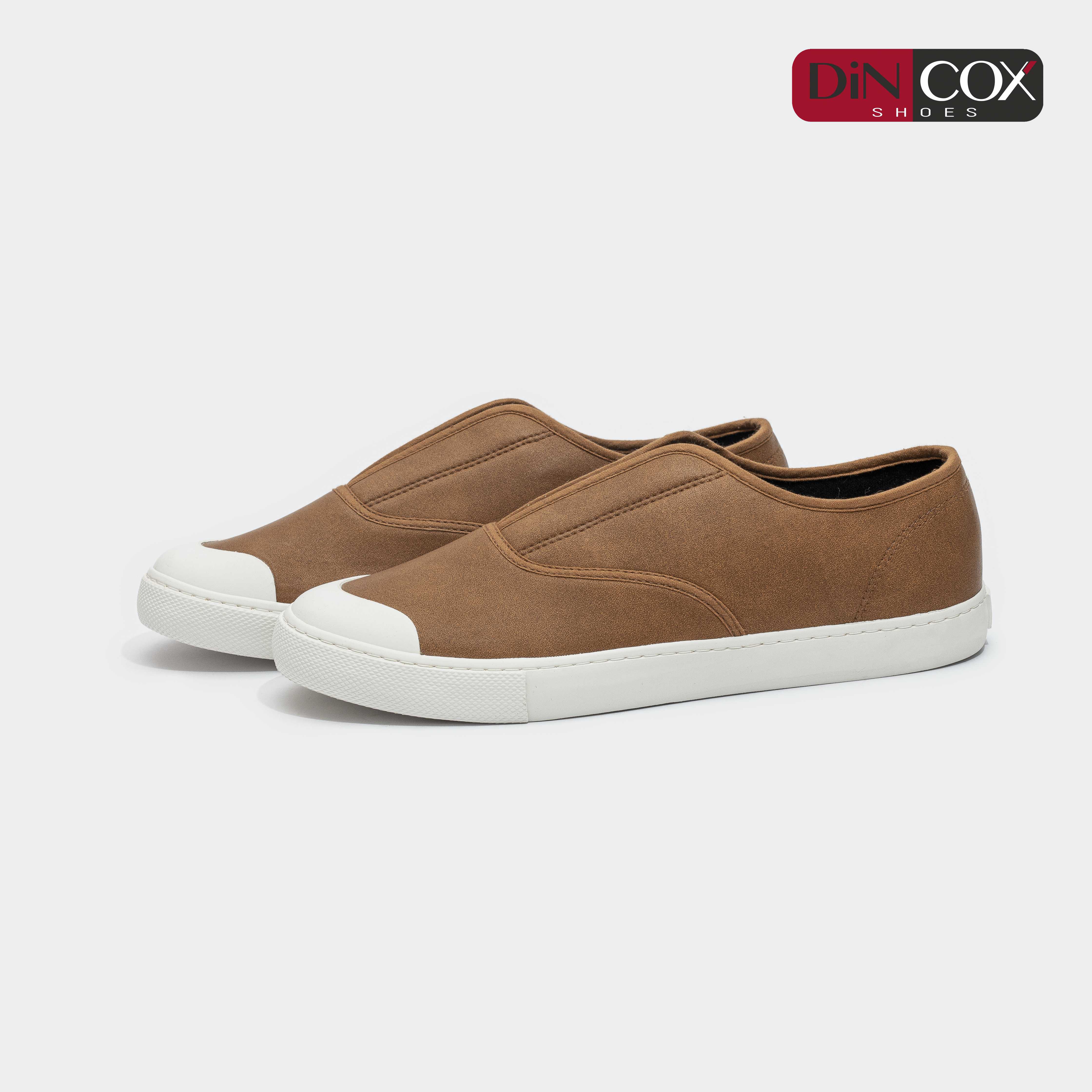 Giầy Sneaker Dincox Nam C12 Tan