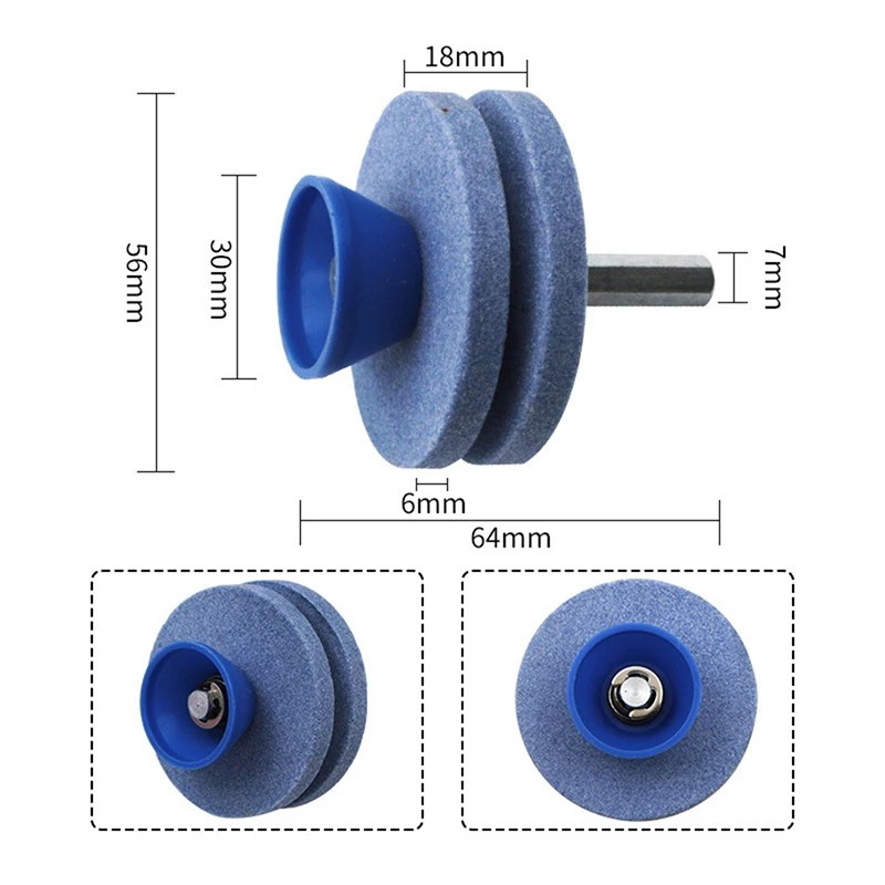 Bộ đá mài dao cho máy khoan 4 in 1