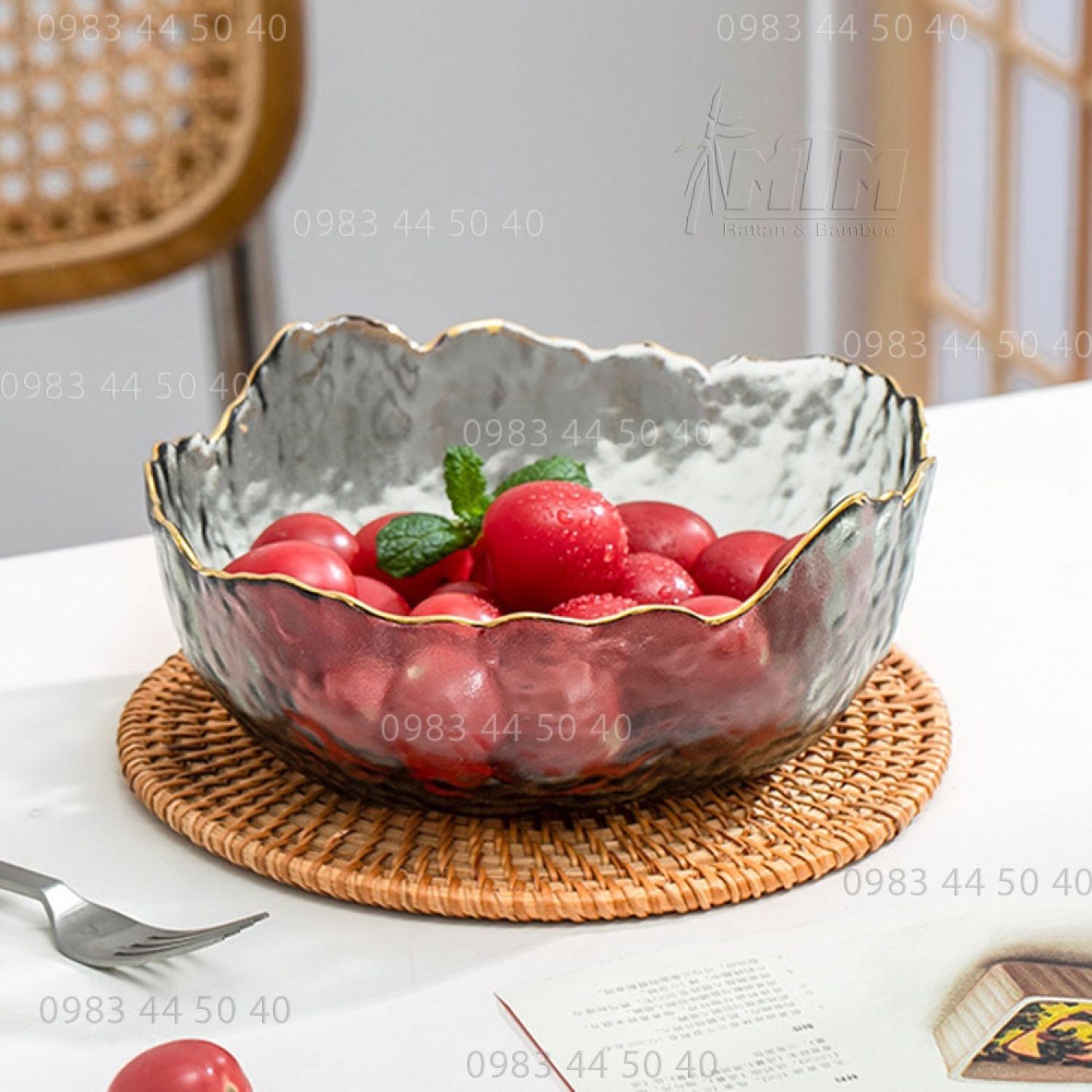 Lót mây l Đĩa mây- Tấm lót bàn ăn