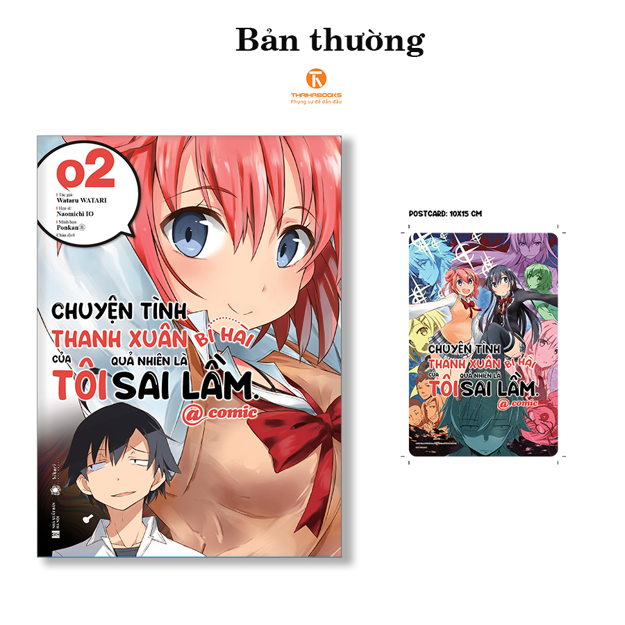 Sách - - Chuyện tình thanh xuân bi hài của tôi quả nhiên là sai lầm @comic - tập 2 - Thaihabooks