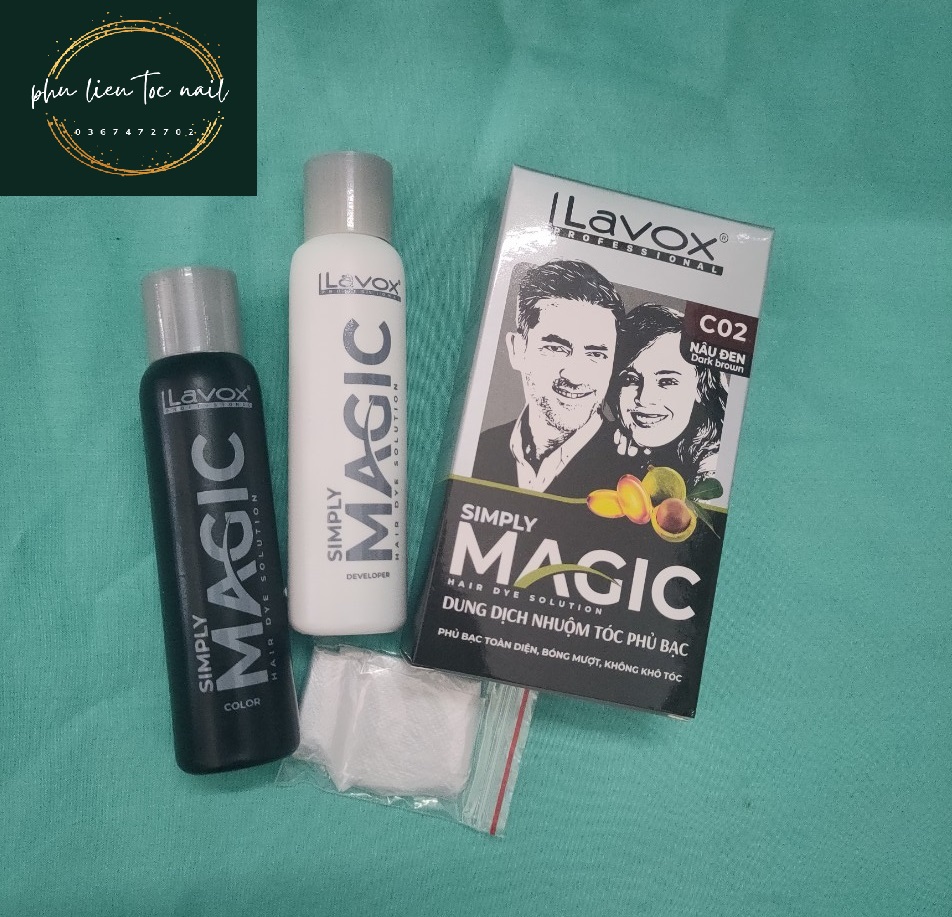 Nhuộm phủ bạc Magic Lavox bóng mượt, không khô tóc - Trường Thọ, TĐ