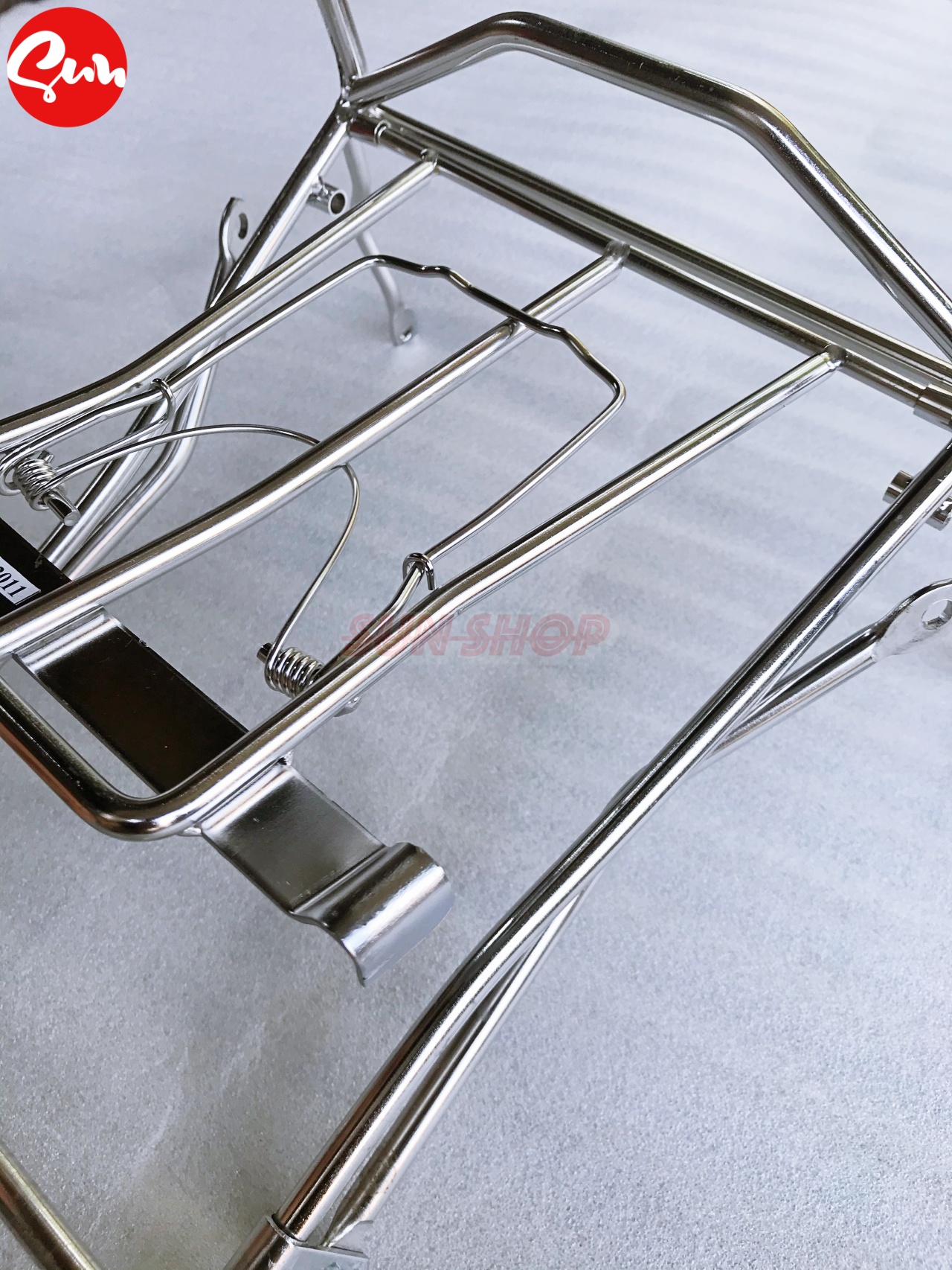 BAGA BỬNG AIR BLADE 2011 - 2013 INOX DÀY, MỎNG ( AB ĐẦU BÒ)