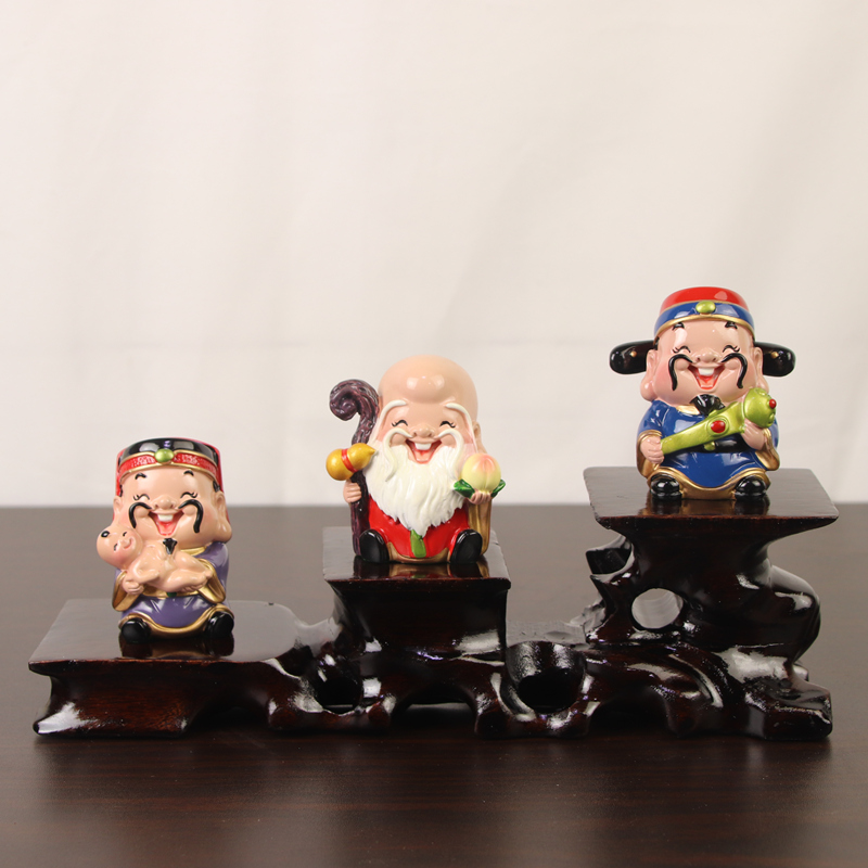 [HCM]Bộ 03 tượng Tam Đa Phúc Lộc Thọ size 6cm