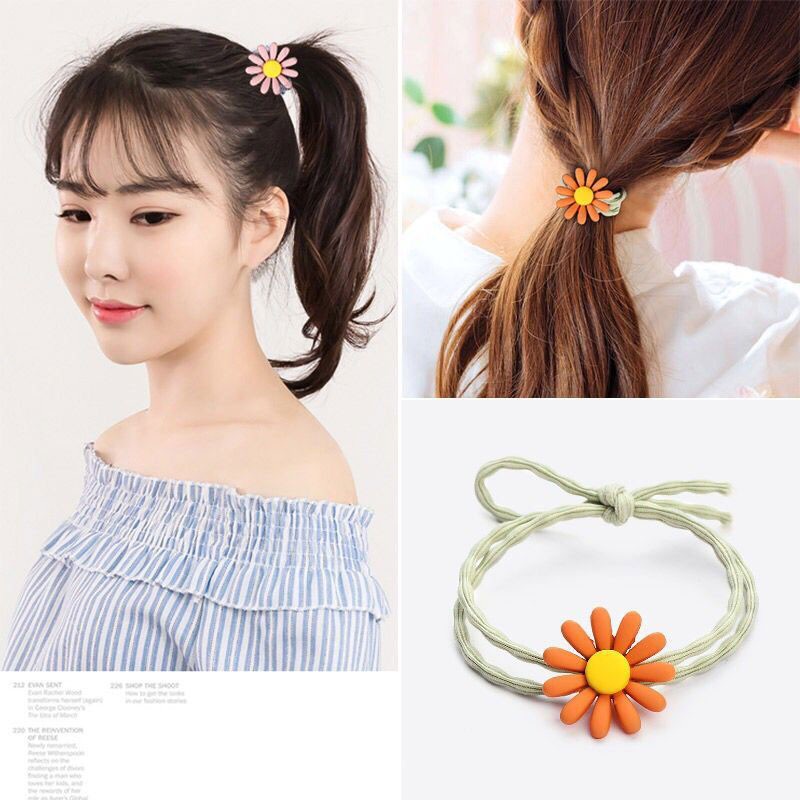 Chun buộc tóc Daisy hoa cúc hoa mai loại đẹp
