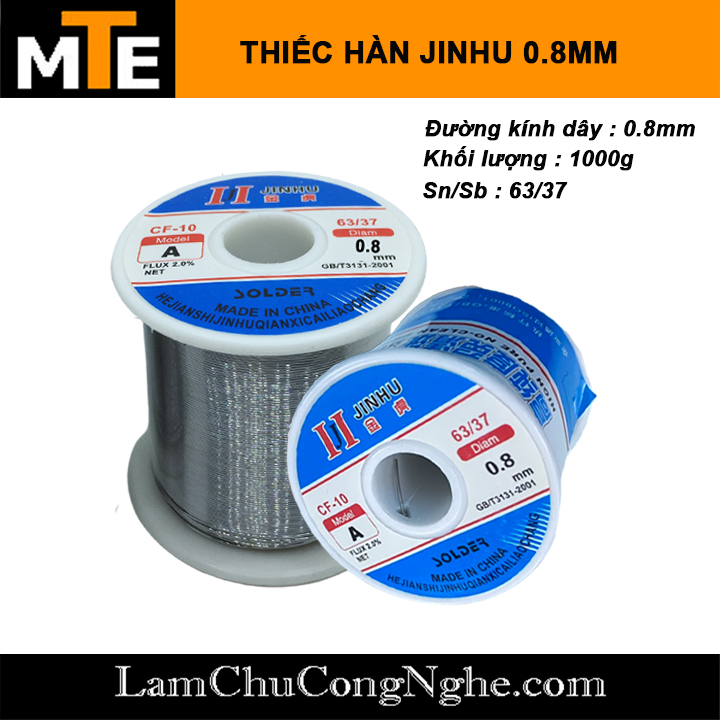 Thiếc hàn 63% CF-10 Dây 0.8mm Flux 2%