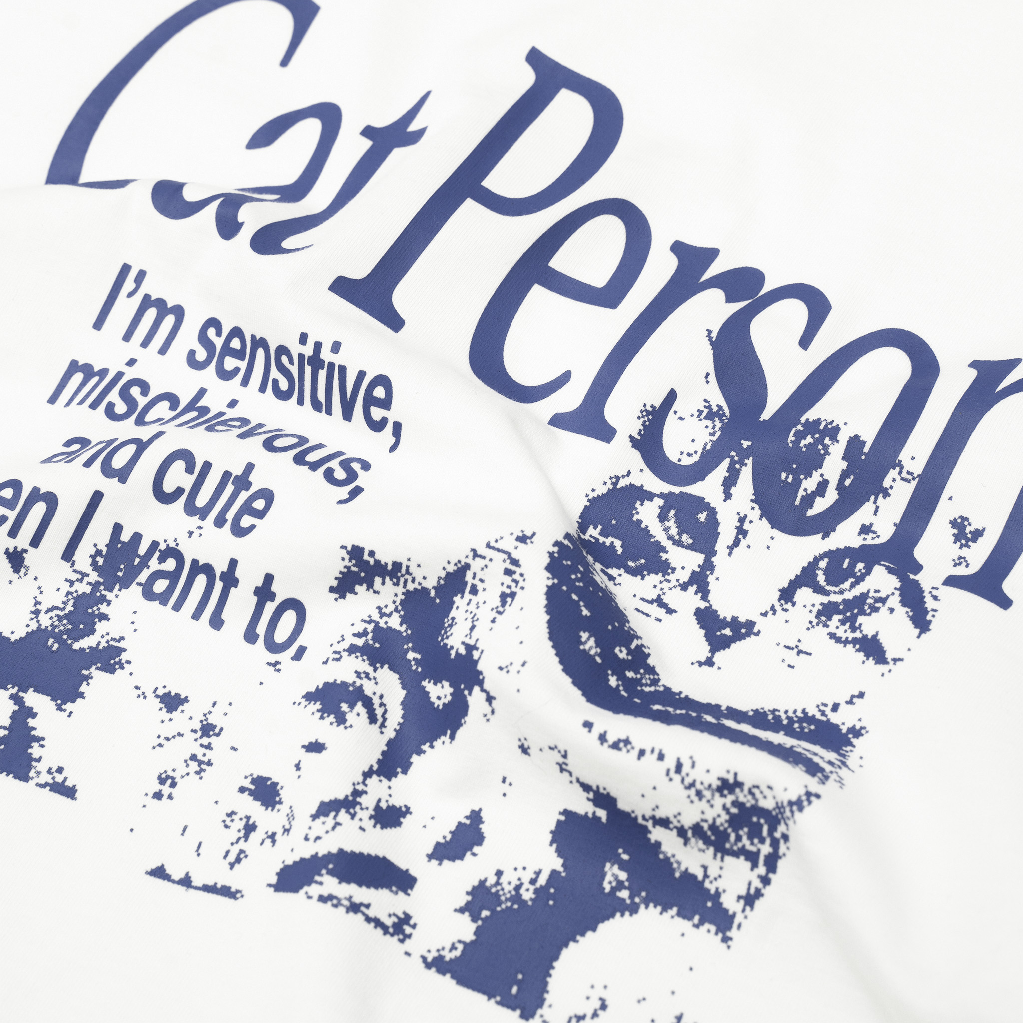 Áo Thun Cổ Tròn MBC Cat Person