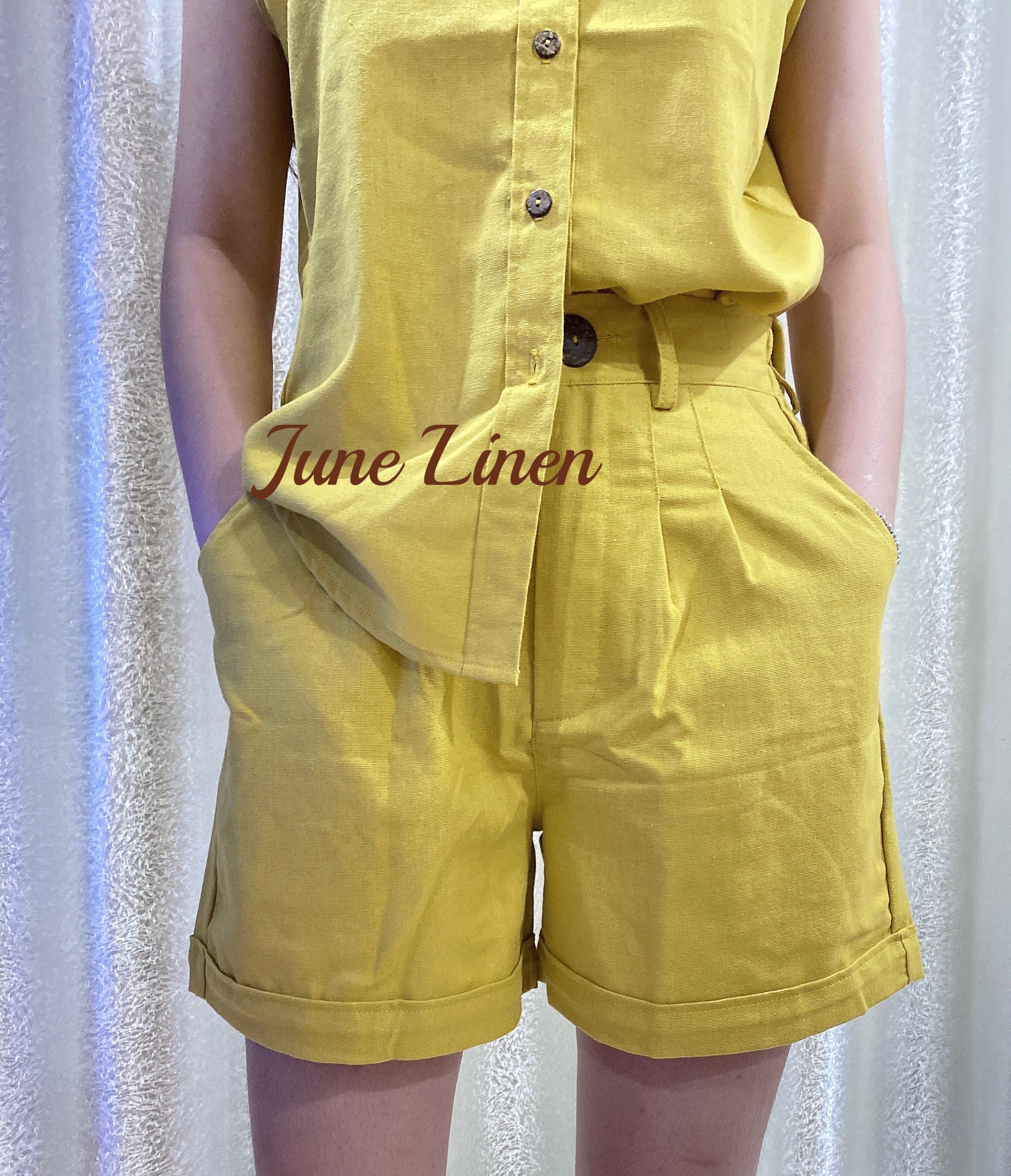 [JUNE LINEN] Quần SHORT LINEN. 15 MÀU. BIGSIZE. Ảnh thật. Q03