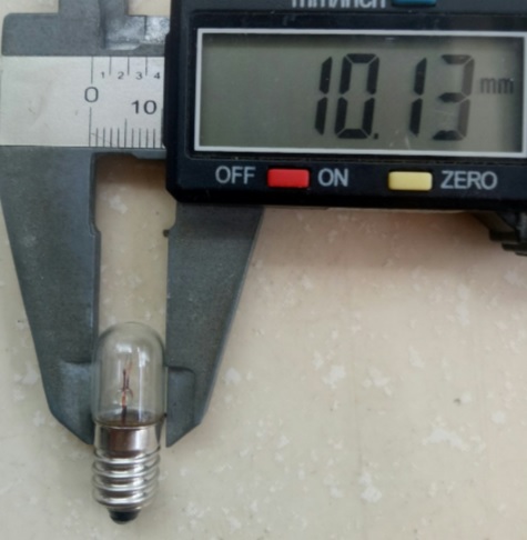 BÓNG ĐÈN SỢI ĐỐT ĐUÔI XOÁY E10 6.3V 0.15A T10x28