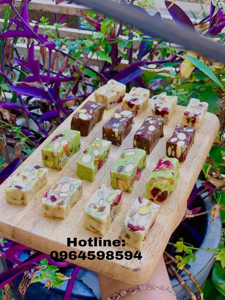 Set nguyên liệu làm kẹo Nougat( kẹo Hạnh phúc)
