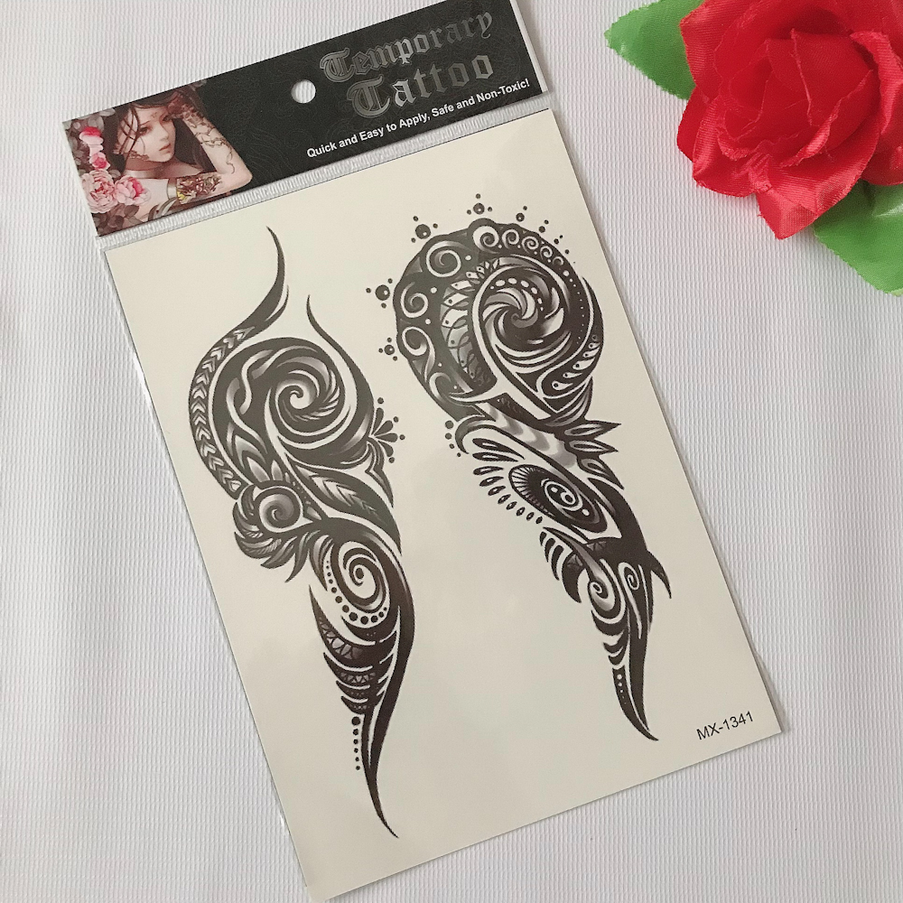 [HCM]COMBO 3 TẤM HÌNH XĂM DÁN MAORI 15X21CM (khách nhắn tin chọn mẫu hoặc shop phát ngẫu nhiên)