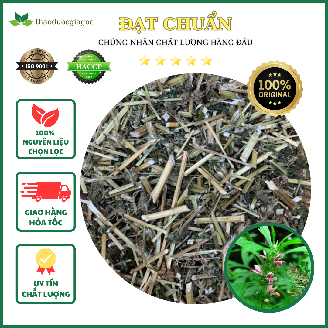 1kg cây ích mẫu khô hàng loại 1