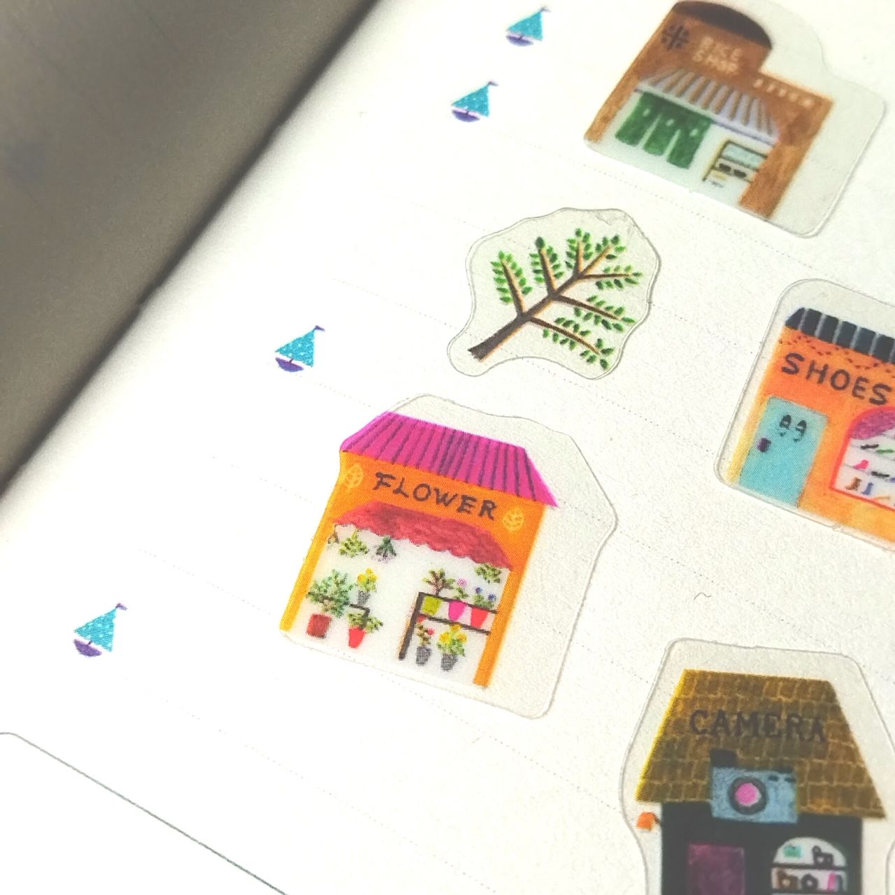 [HCM]Bộ 48 Sticker Hình Dán Mini Ngôi Nhà Hồng