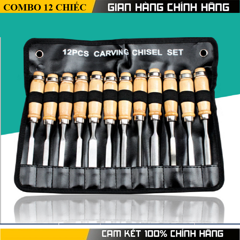 Bộ 12 mũi đục gỗ cao cấp
