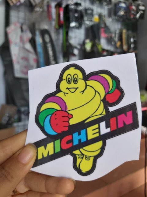 Combo 2 Tem Decal Michelin Nhiều Màu Dán Xe Giá Rẻ