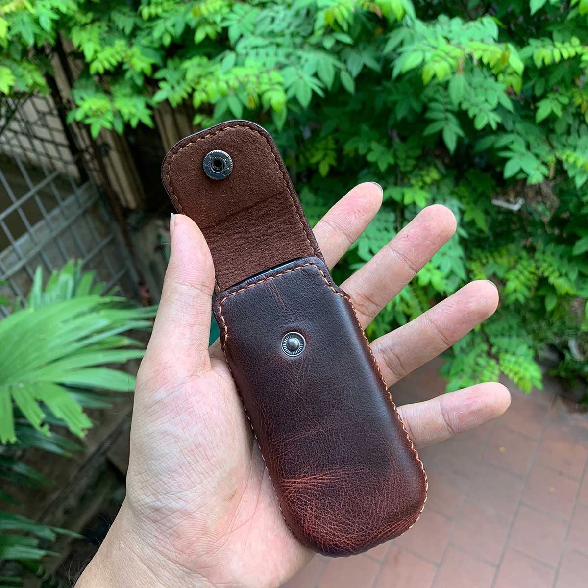 BAO DA THỜI TRANG DÀNH CHO MÁY NOKIA 8800 - ĐỒ DA BÒ CAO CẤP - ĐỒ DA HANDMADE