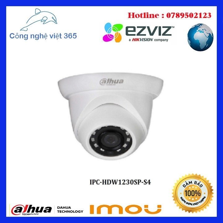 Camera Dahua IPC HDW 1230SP-S4/ 2MP Vỏ Sắt
