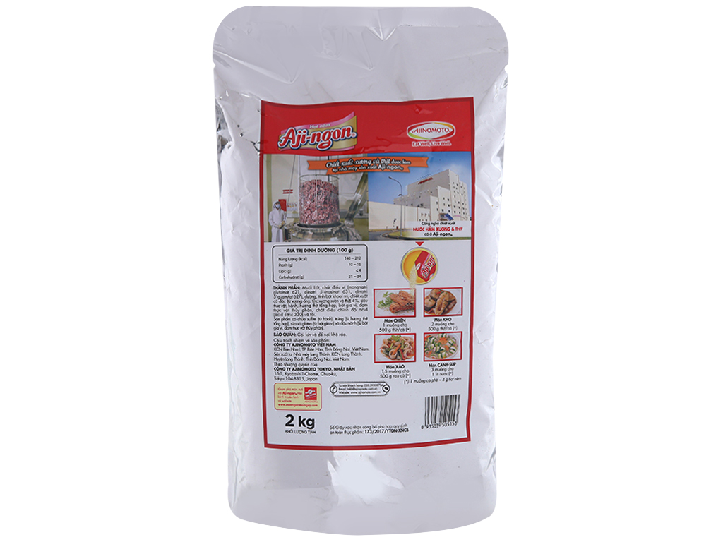 Hạt nêm Aji-ngon vị heo gói 2kg