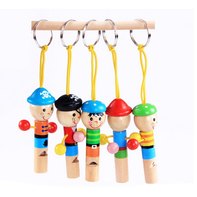 Đồ chơi còi gỗ cho bé