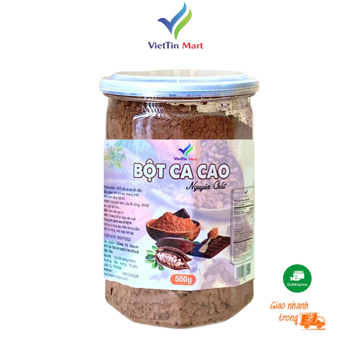 Bột Cacao Nguyên Chất Nhập Khẩu Malaysia ViettinMart